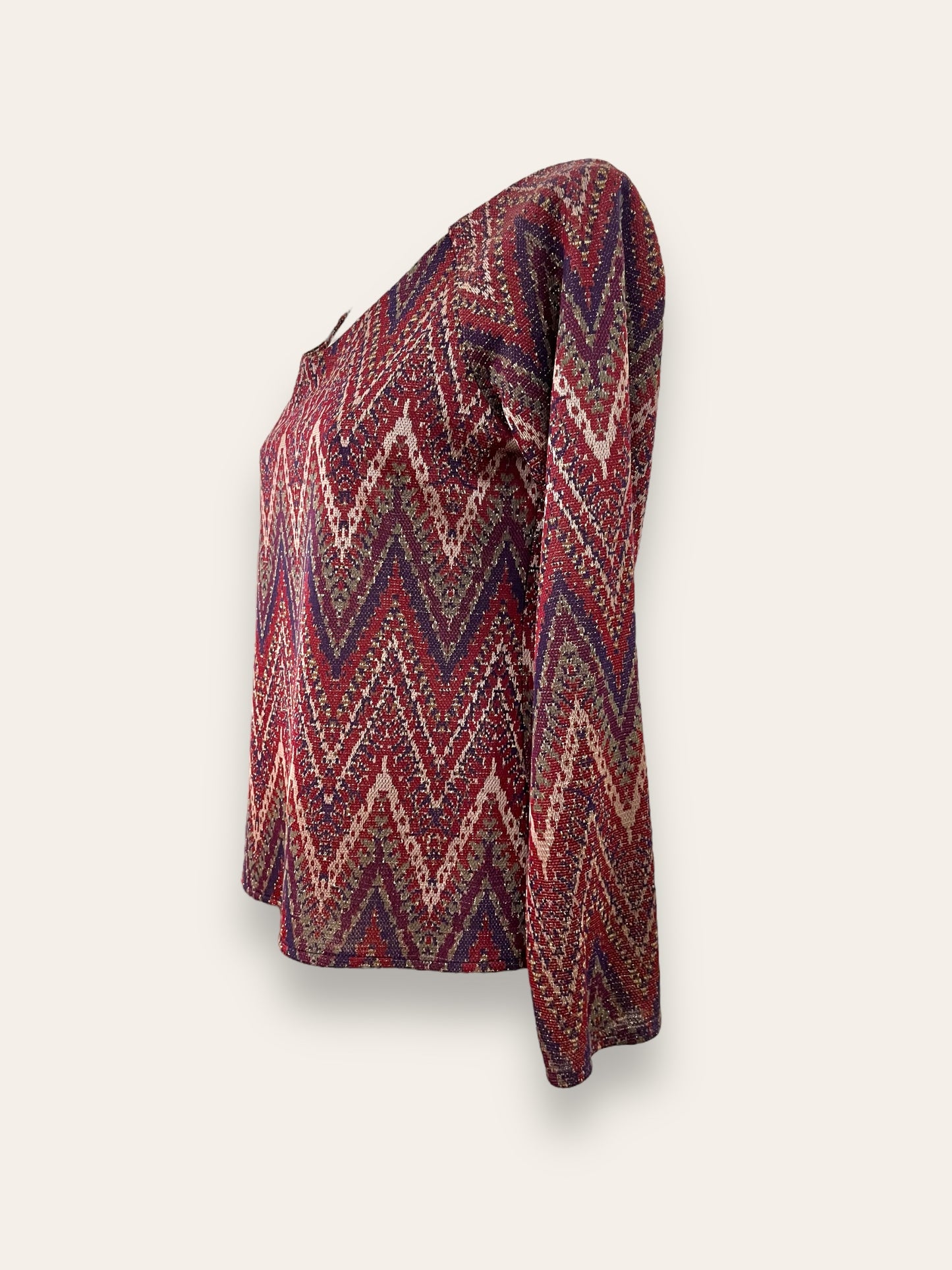 Maglia Stampa Missoni Scollo A V