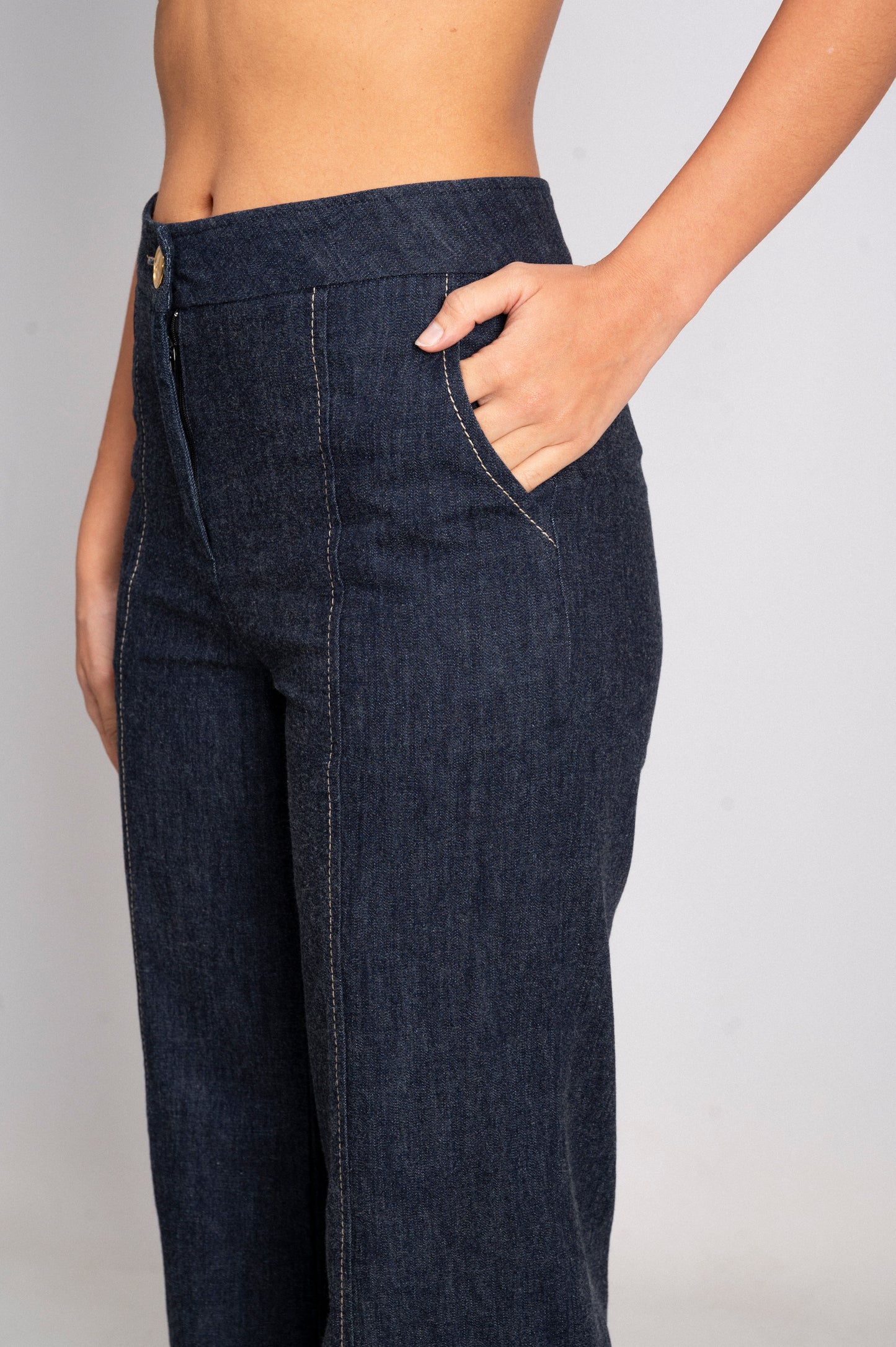 Pantaloni Tailleur Jeans