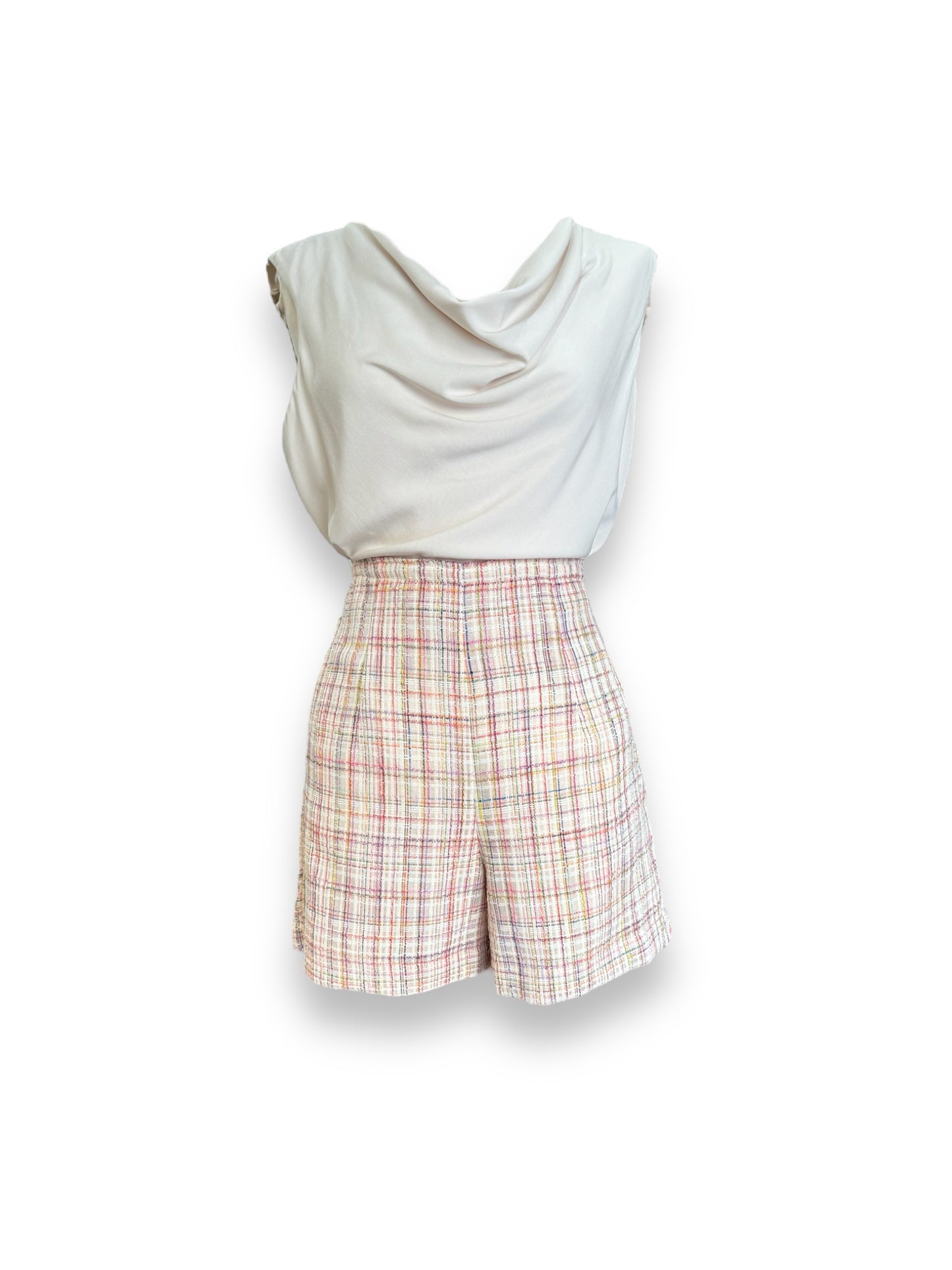 Shorts Modello Vintage A Vita Alta