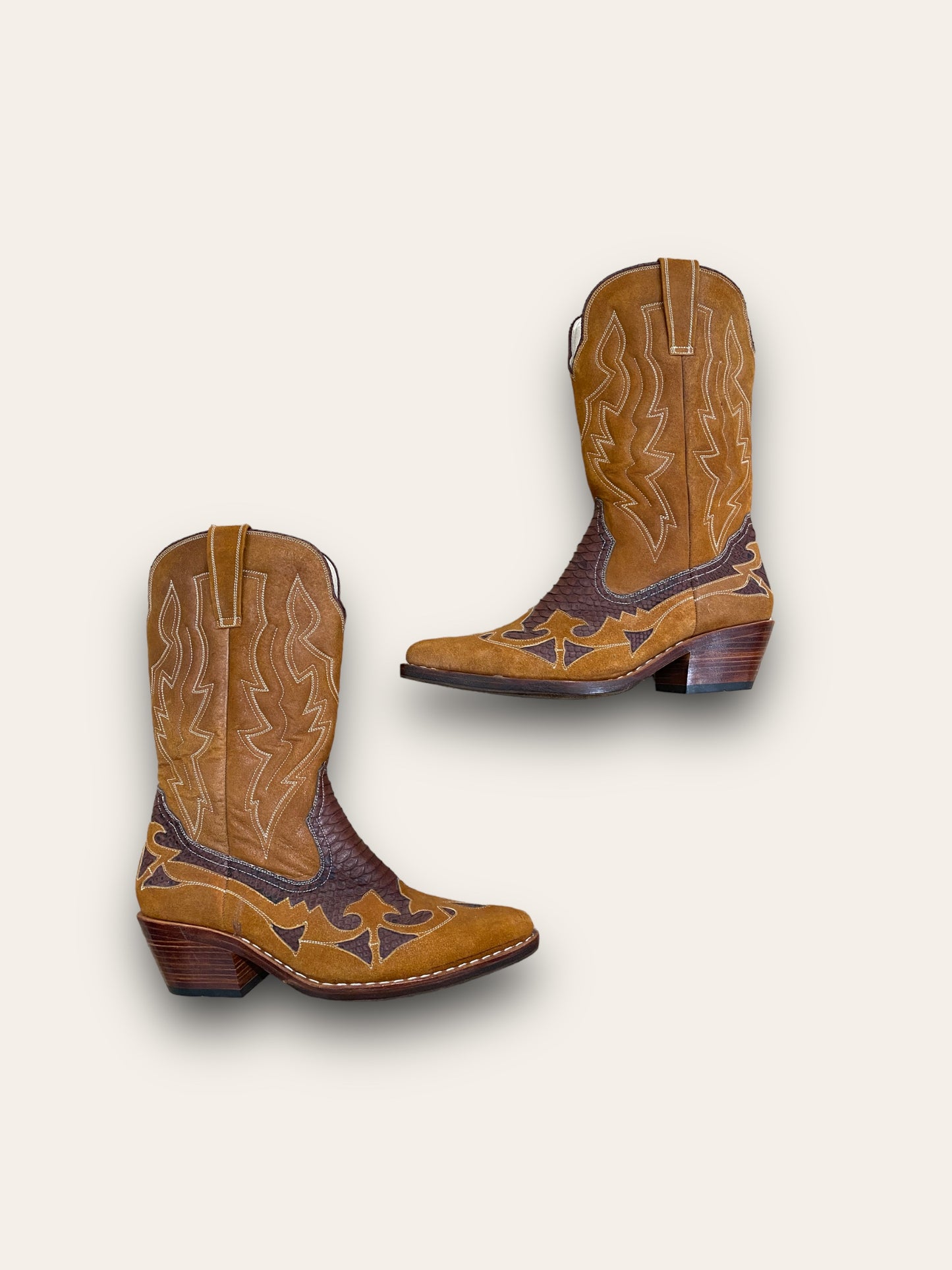 Texano limited edition cuoio e legno