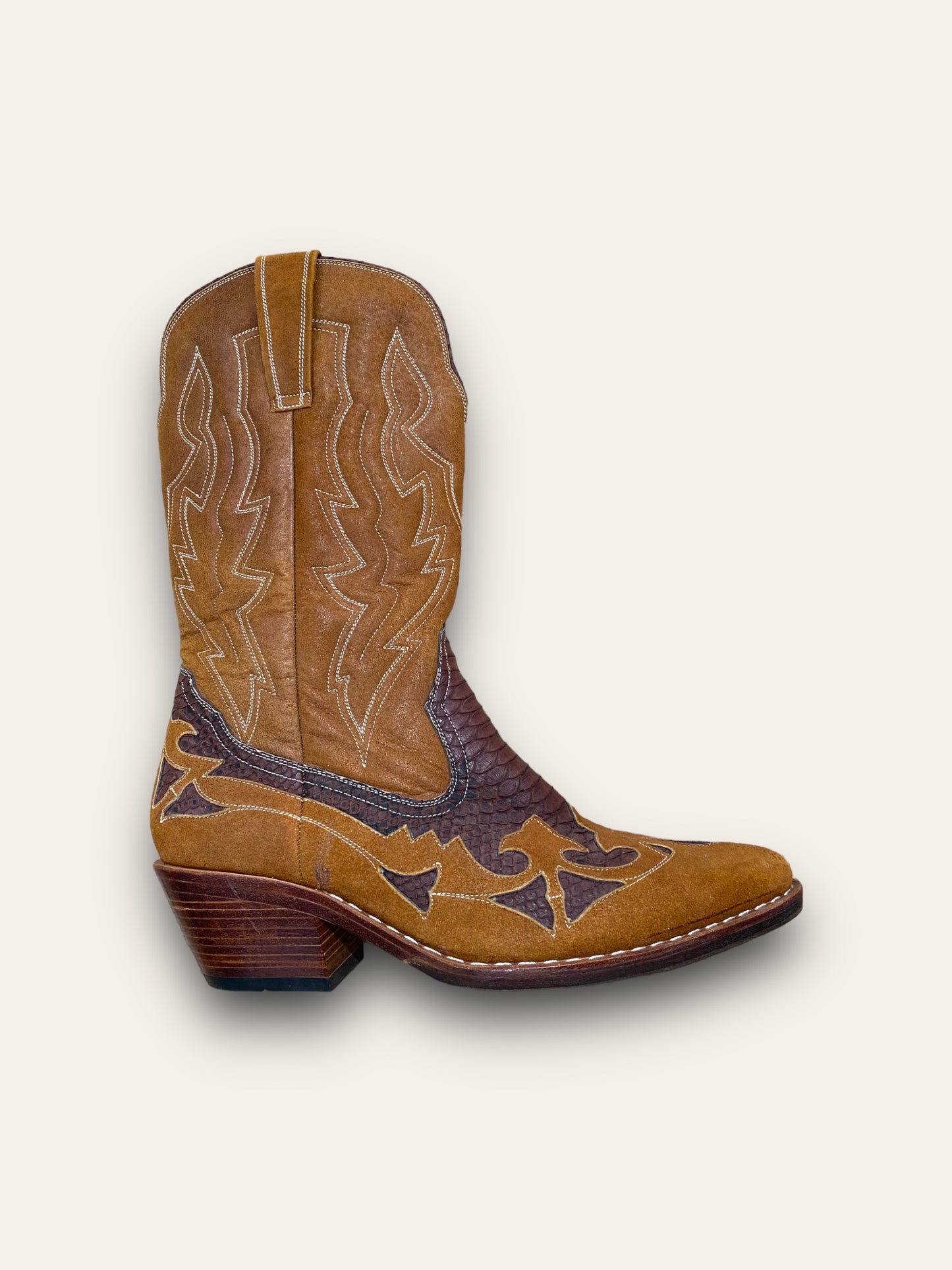 Texano limited edition cuoio e legno