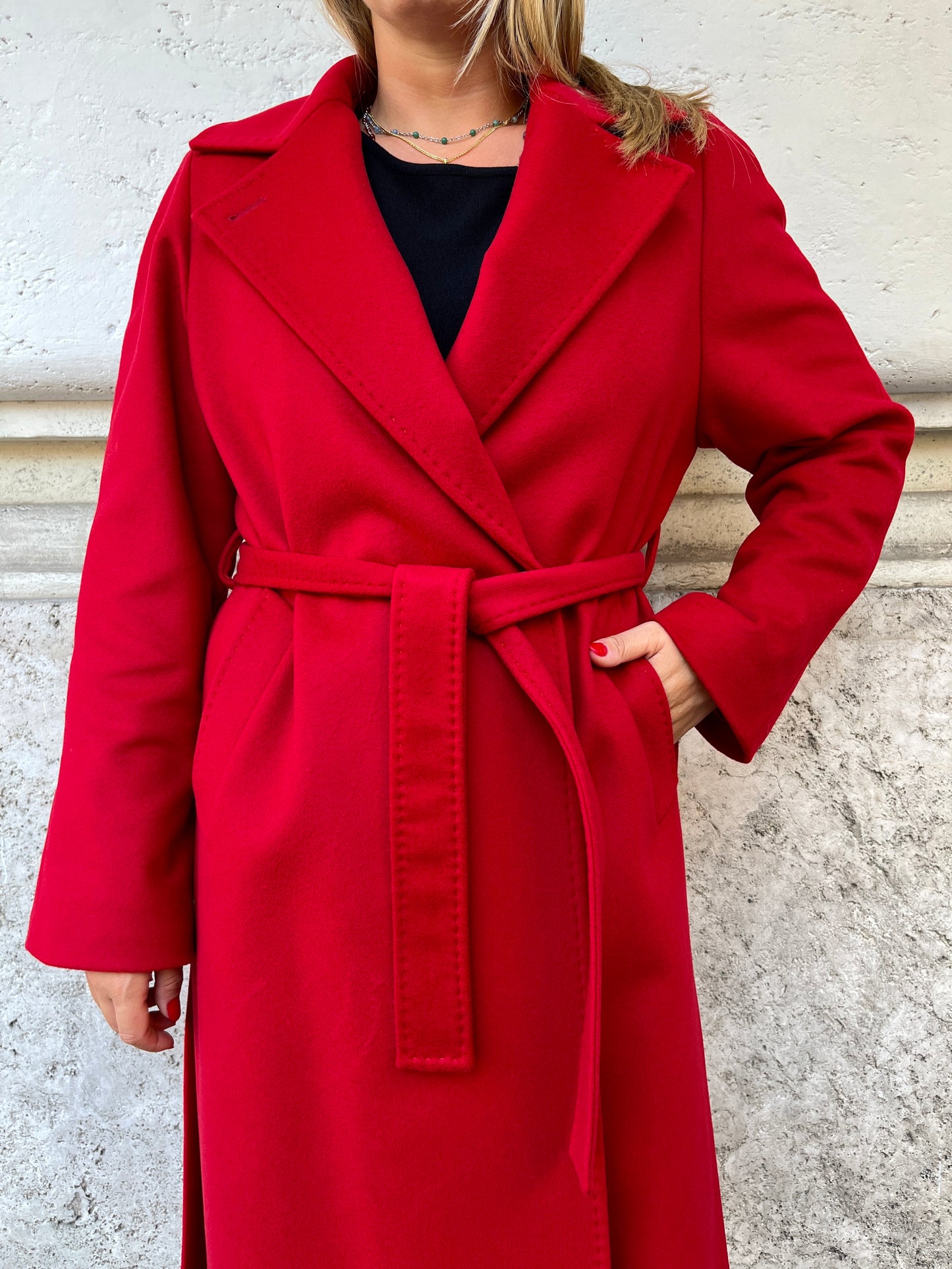 Cappotto Monica rosso
