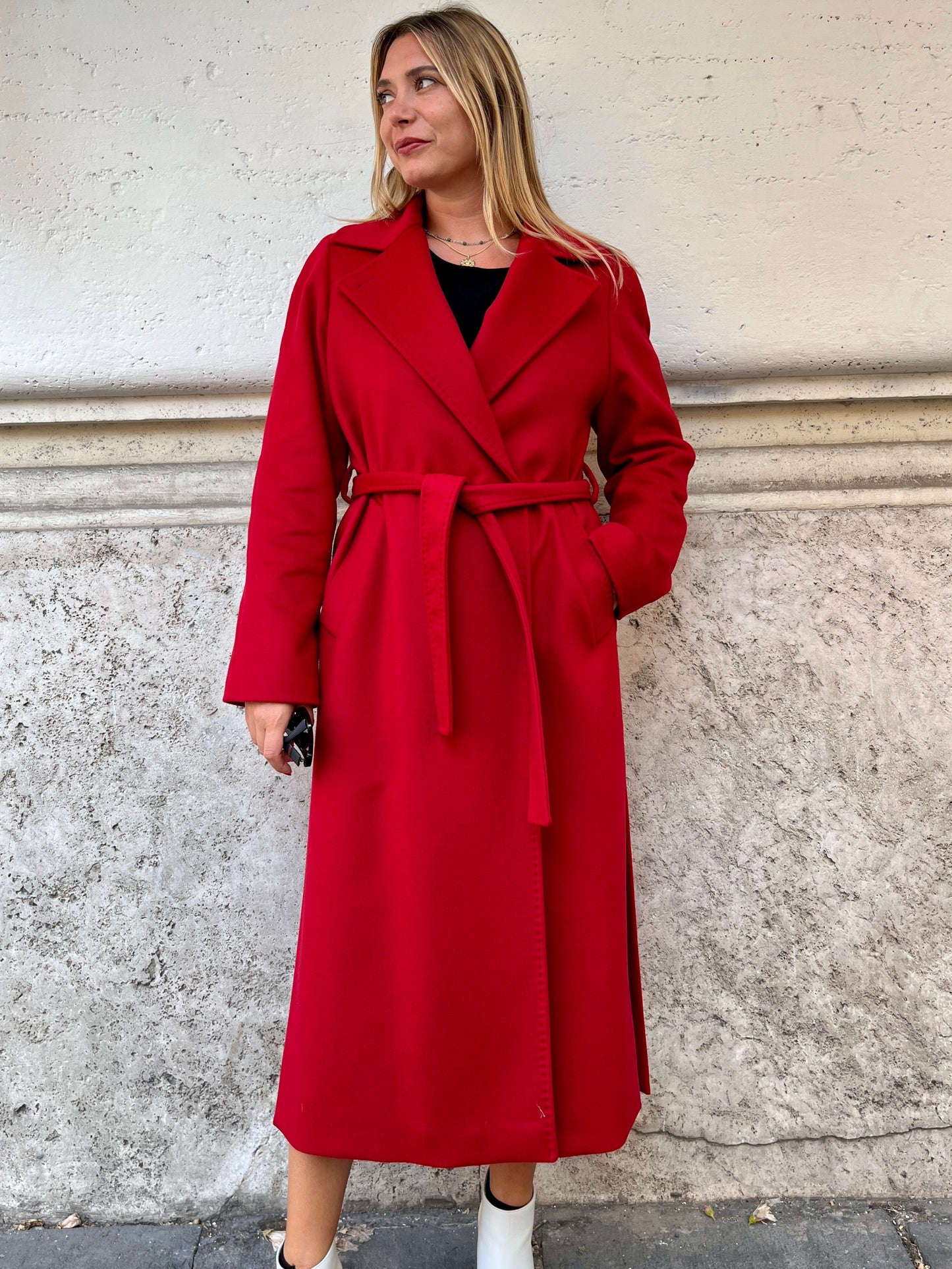 Cappotto Monica rosso