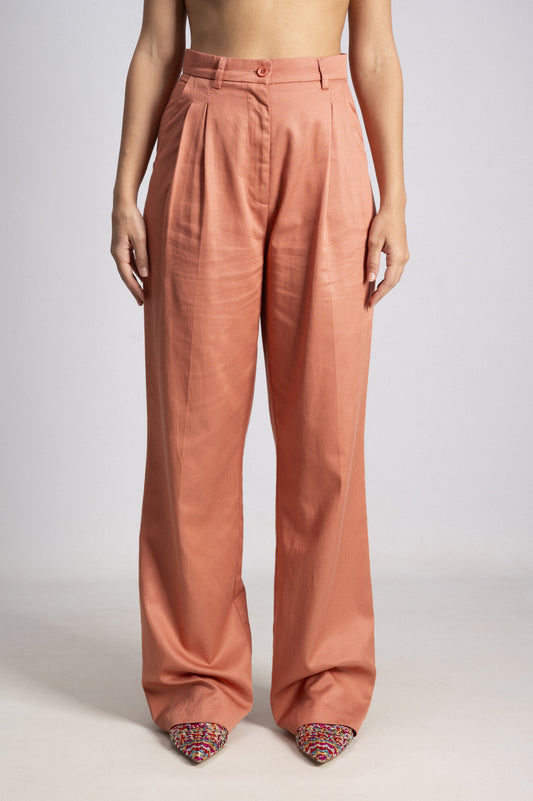 Pantaloni Tailleur Kimono Pesca