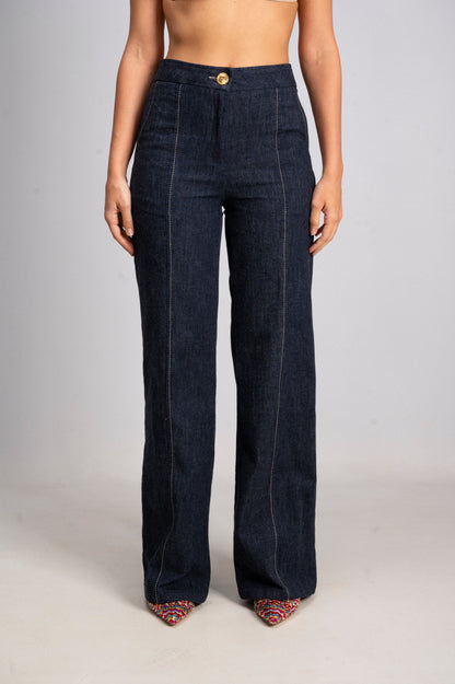 Pantaloni Tailleur Jeans