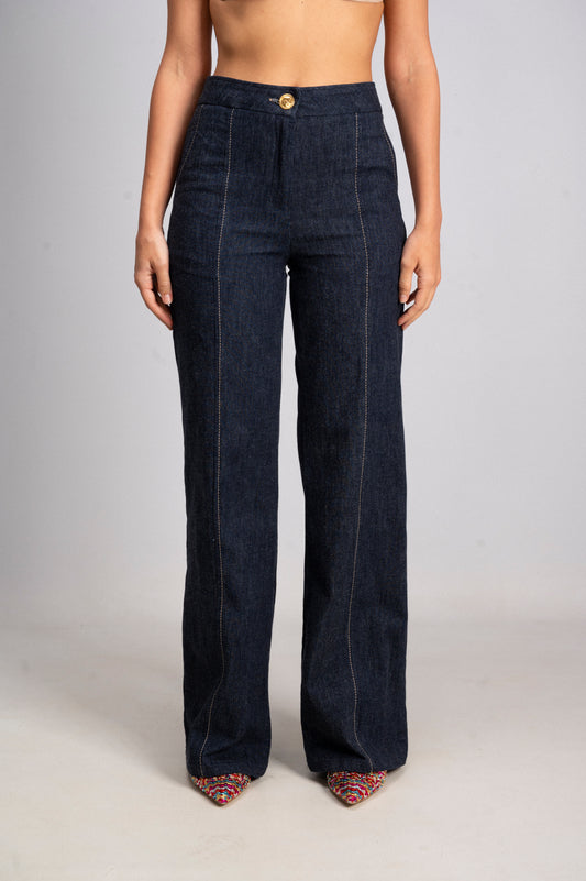 Pantaloni Tailleur Jeans
