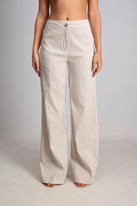 Pantalone Tailleur Lino