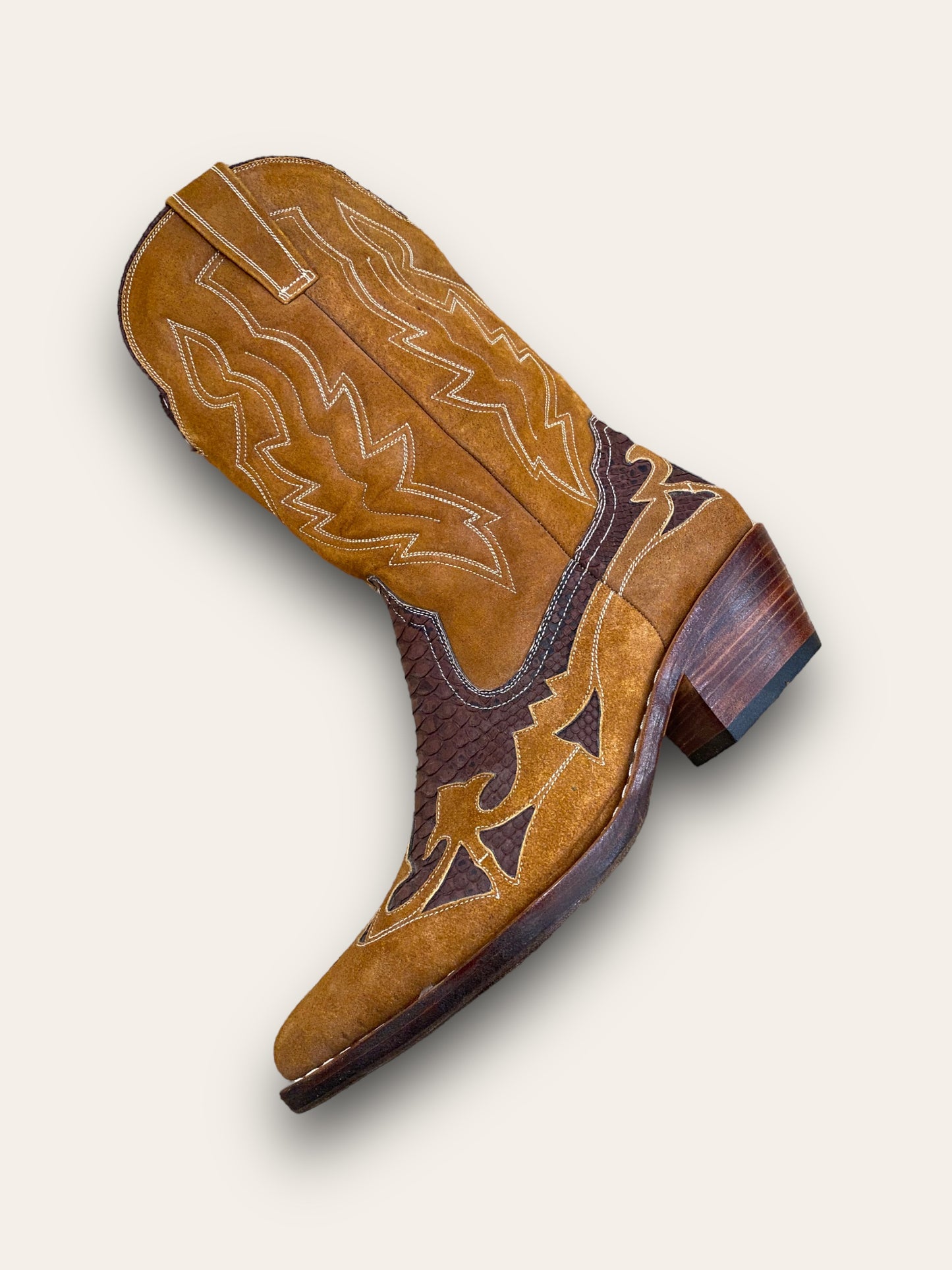 Texano limited edition cuoio e legno