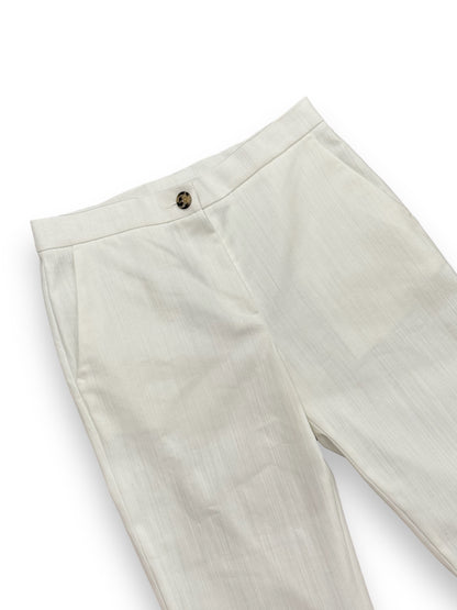 Pantalone In Denim Bianco